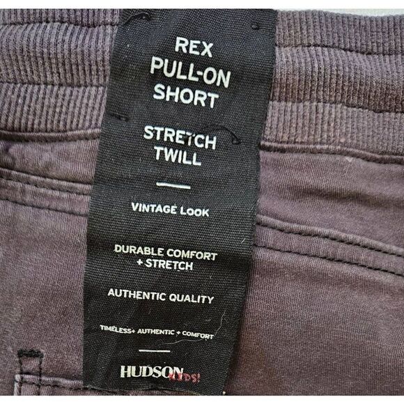 Hudson Kids Rex Pull-on Short Light Black Medium (Boys) - Picture 5 of 7